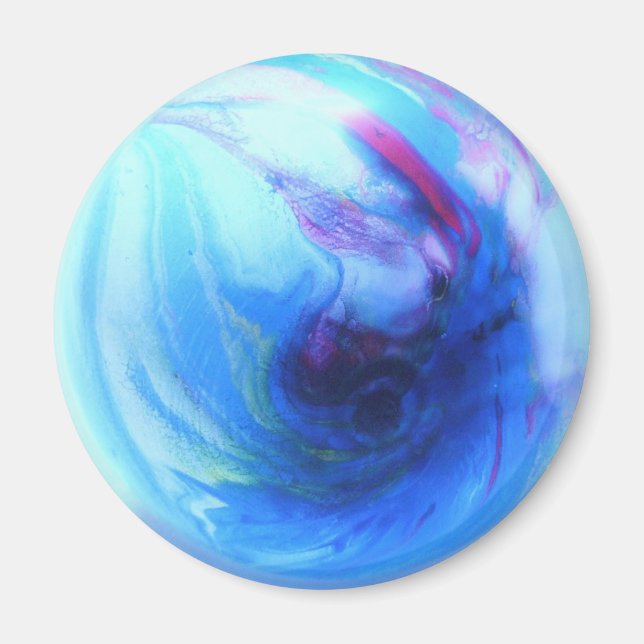 Blue Globe Magnet (Framsidan)