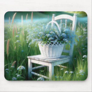 Blue Glöme-Me-not Bouquet Basket Musmatta