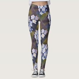 BLUE GLÖMMA MIG NOTER | BLOMMIGT LEGGINGS