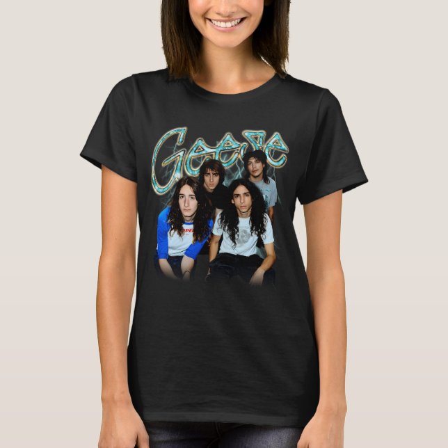 Blue Glow Indie Band T Shirt (Framsida)