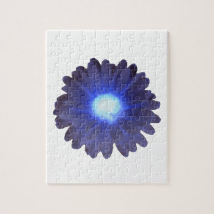 Blue Glow Marigold Puzzle Pussel