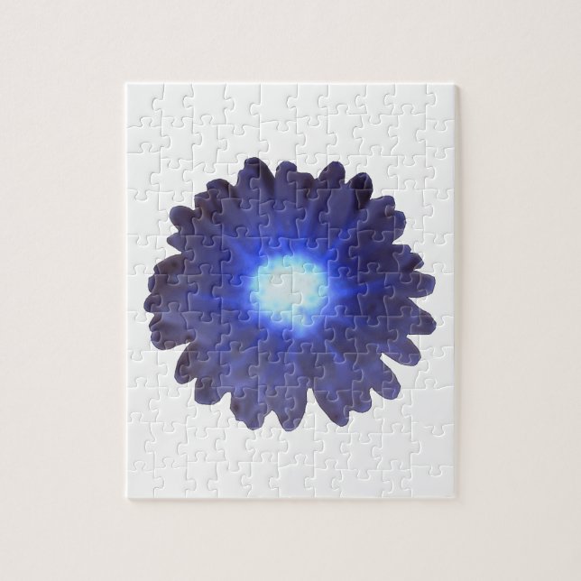 Blue Glow Marigold Puzzle Pussel (Vertikal)
