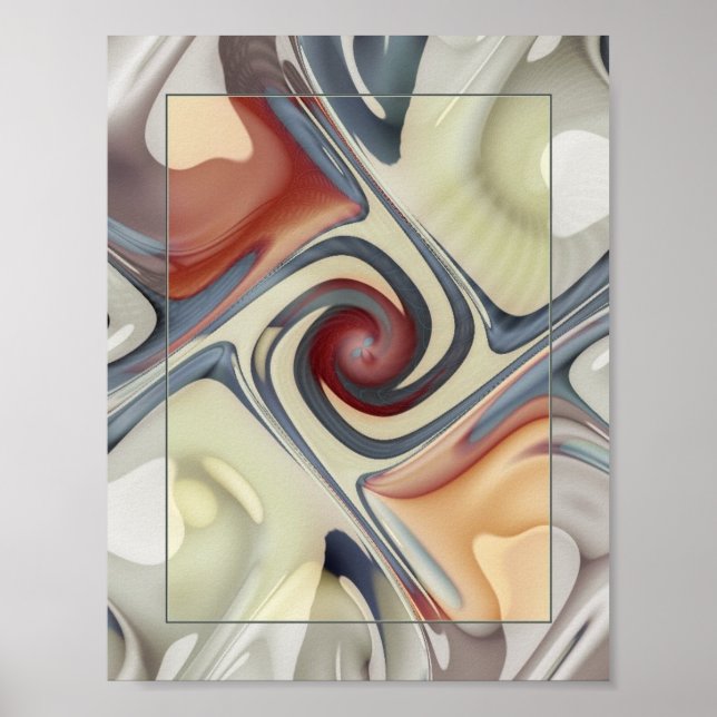 Blue Gnarly Poster (Framsidan)