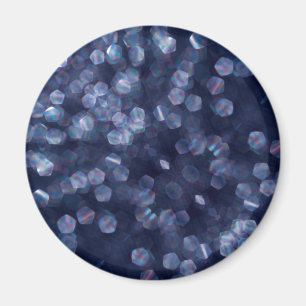 Blue Gnistra Bokeh Ljus Magnet