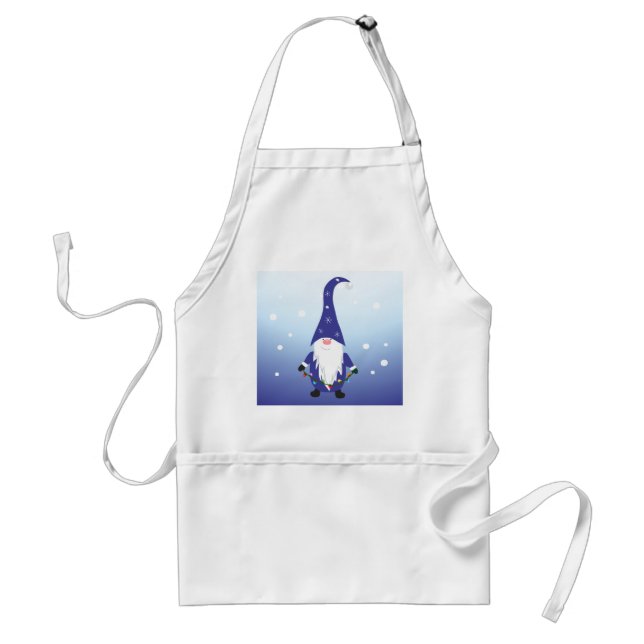 Blue Gnome Apron Förkläde (Framsidan)