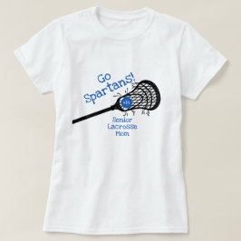 Blue Go Team Lacrosse Mamma T Shirt