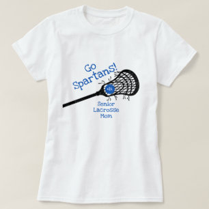 Blue Go Team Lacrosse Mamma T Shirt