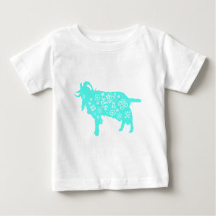 Blue Goat Chinese New Year BabyT-shirt T Shirt