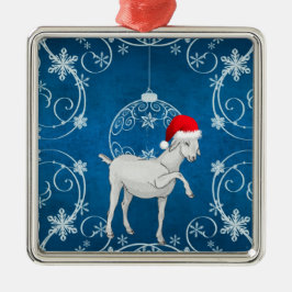 Blue Goat Julgransprydnad Metall