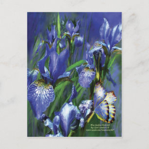 Blue Goddes Art Postcard Vykort