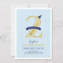 Blue & Gold |  Pojkens 2-års födelsedagsfest