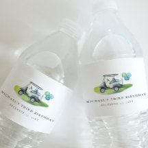 Blue Golf Birthday Par