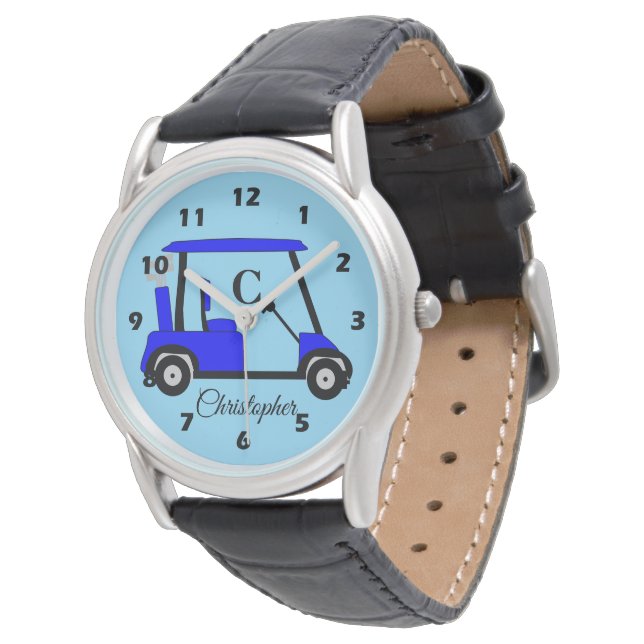 Blue Golf Buggy Watch Armbandsur (Vinklad)