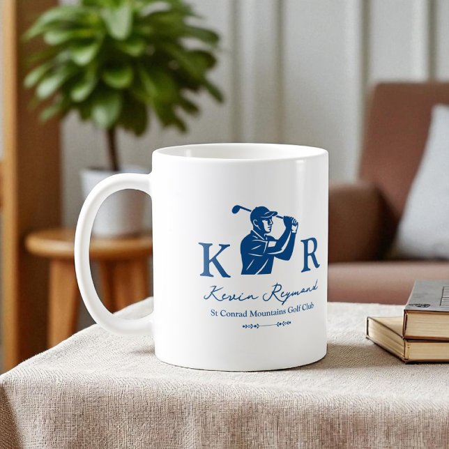 Blue Golfer Mugg (Skapare uppladdad)