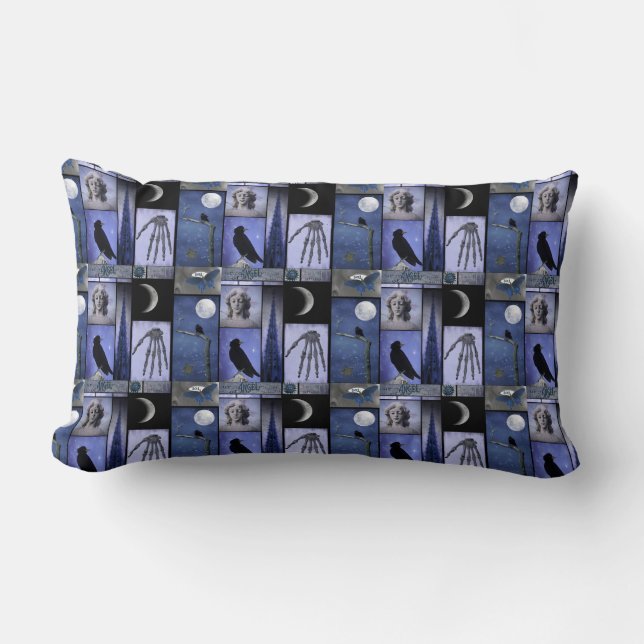 Blue Goth Lumbarkudde (Framsida)