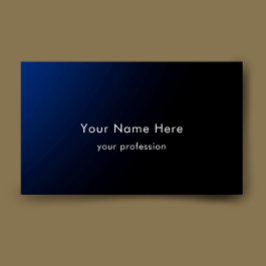 Blue Gradient Modern Stylish Custom Professional Visitkort
