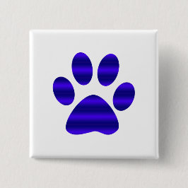 Blue Gradient Paw Print Knapp