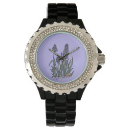 Blue Grape Hyacinth Watch Armbandsur