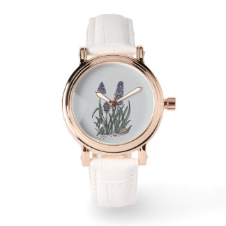 Blue Grape Hyacinth Watch Armbandsur