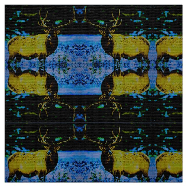 Blue Grass Elk Tyg (Provkarta)