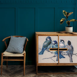 Blue Grått Birds on a Gren av Hector Giacomelli