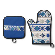 Blue grått Geometric