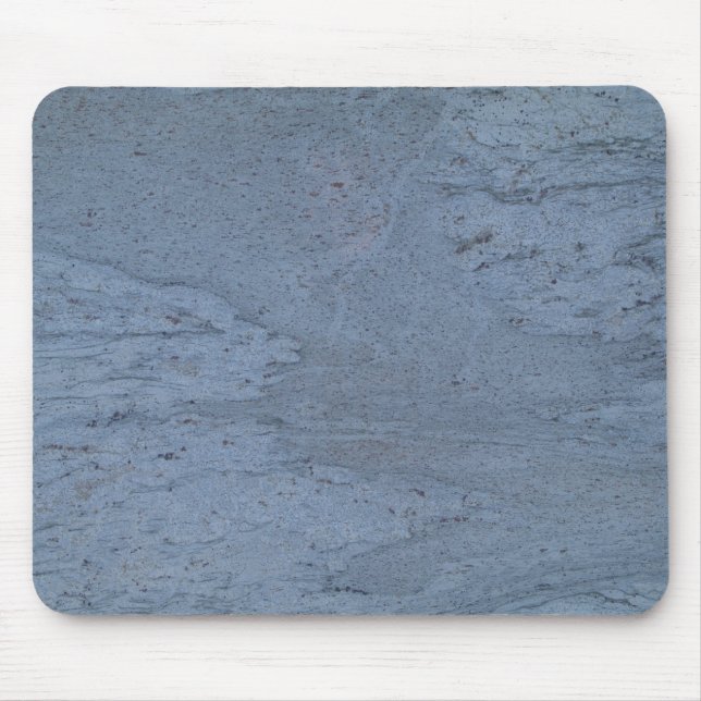 Blue Grått Marble Swirled Mousepad Musmatta (Framsidan)