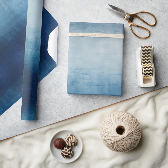 Blue Grått Struktur Presentpapper (Hantverk)