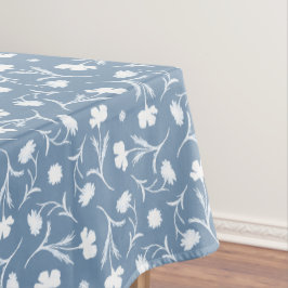 Blue Grått White Liberty Blommönster Elegant Pop