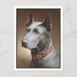Blue Great dane av Carl Reichert Vykort