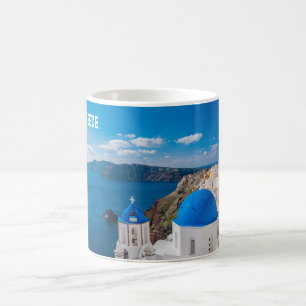 Blue Greece Kaffemugg