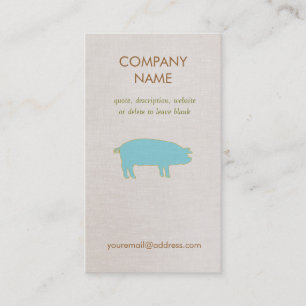 Blue Gris Affärskort Visitkort