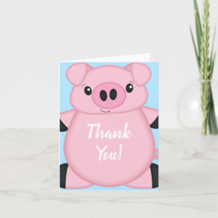 Blue Gris Baby Shower Tack Kort