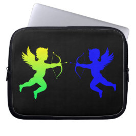 Blue Grönt Boy Angles Neoprene Laptop sleeve