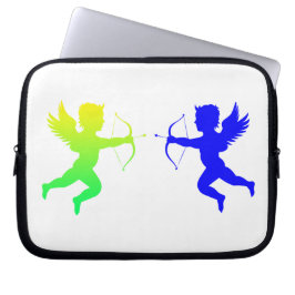 Blue Grönt Boy Angles Neoprene Laptop sleeve