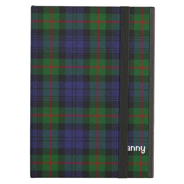 Blue, Grönt och Red Murray Tartan Play Anpassnings iPad Air Skal (Framsidan Closed)