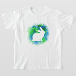 Blue Grönt Rabbit Kids T-Shirt