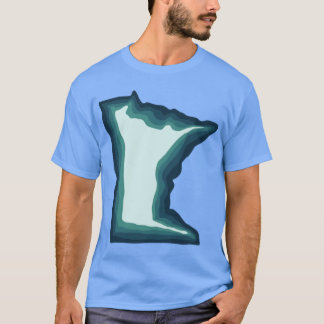 Blue Grönt Teal Minnesota T Shirt
