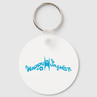 Blue Groovy Lycklig Humanist Nyckelring