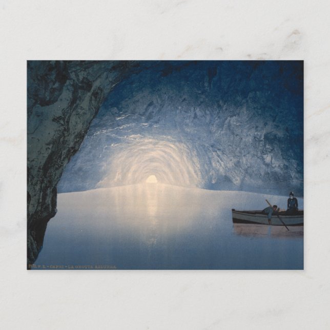 Blue Grotto, Capri, Kampanien, Italien Vykort (Framsida)