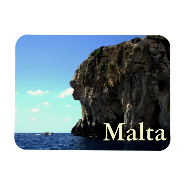Blue Grotto, Malta Magnet (Horisontell)