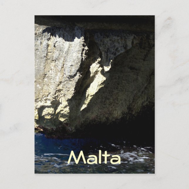Blue Grotto, Malta Vykort (Framsida)