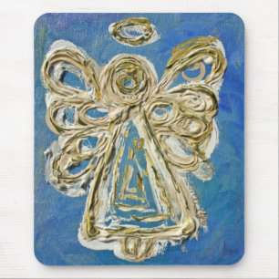 Blue Guardian Angel Mousepads Musmatta