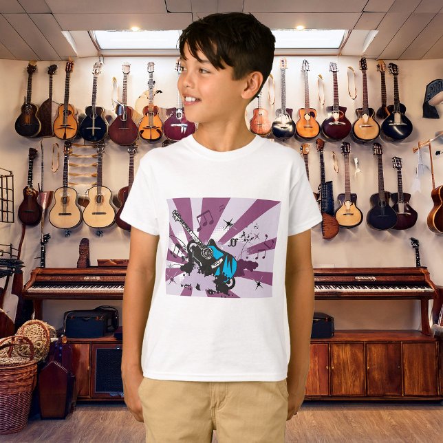Blue Guitar Boys T Shirt (Skapare uppladdad)