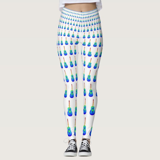 Blue Guitars Leggings (Framsida)
