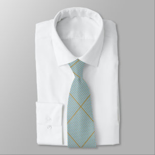 BLUE GULD CHECKERAD MÖNSTER ANPASSNINGSBAR MANAR T SLIPS