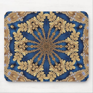 Blue Guld Decorative Mousepad Musmatta