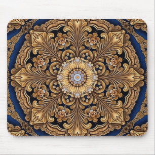 Blue Guld Decorative Mousepad Musmatta