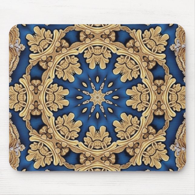 Blue Guld Decorative Mousepad Musmatta (Framsidan)