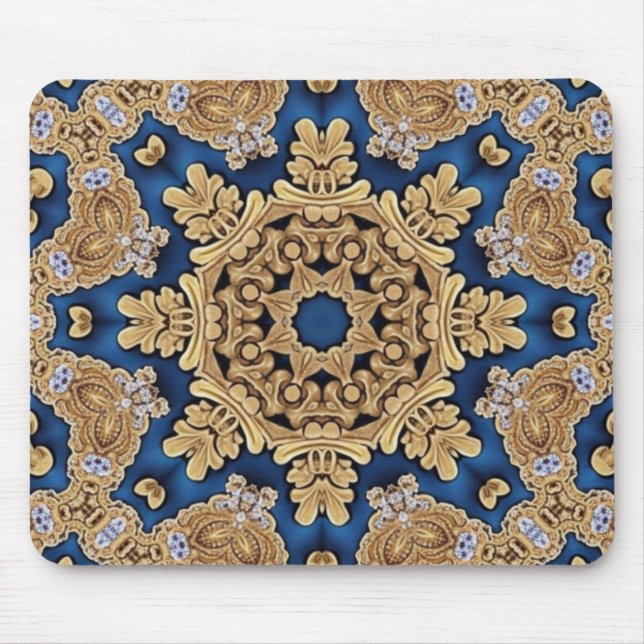 Blue Guld Decorative Mousepad Musmatta (Framsidan)